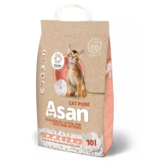Целюлозний наповнювач для короткошерстих котів та кошенят Asan Cat Pure 10 л 03527