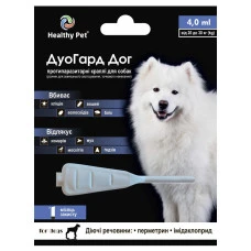 Капли против внешних паразитов для собак Healthy Pet DuoGuard Dog от 20 до 30 кг 209153