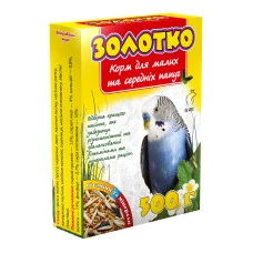 Корм для маленьких и средних попугаев Круг Золотко 500 г 20122