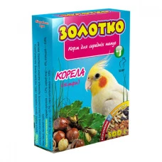 Корм для средних попугаев Золотко Нимфа 500 г К-4031