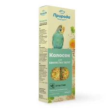 Лакомство для волнистых попугаев Природа Колосок луговые травы 140 г