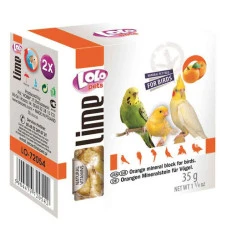 Минеральный камень для птиц Lolo Pets с апельсином 35 г LO-72054 