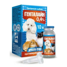 Краплі очні для собак, котів та гризунів O.L.KAR Генталайн 0,4% 10 мл 4184