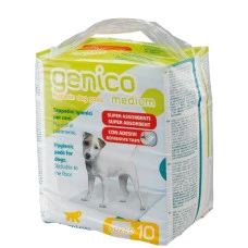 Пелюшки для собак Ferplast Genico Medium з клейкими краями 10 шт 60х60 см 85330811
