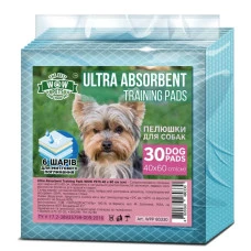Пелюшки для собак Wow Pets Ultra Absorbent 40x60 см ЦІНА ЗА 1 ШТ WPP80330