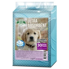 Пелюшки для собак Wow Pets Ultra Absorbent 60x90 см ЦІНА ЗА 1 ШТ WPP 80385