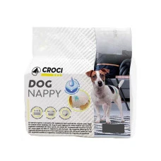 Підгузник для собак Croci Dog Nappy XL вагою 10-18 кг обхват 36-53 см ЦІНА ЗА 1 ШТ C6020260