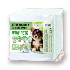 Пелюшки для собак Wow Pets Ultra Absorbent з ароматом ромашки 60x60 см ЦІНА ЗА 1 ШТ WPP80477