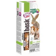 Лакомство для грызунов и кроликов Lolo Pets Smakers с лепестками цветов 90 г LO-71152