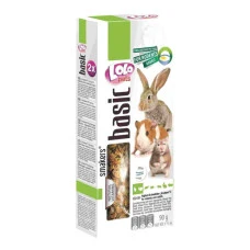 Лакомство для грызунов и кроликов Lolo Pets Smakers с йогуртом и листьями одуванчика 90 г LO-71105