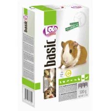 Повнораціонний корм для морської свинки Lolo Pets Basic 500 г LO-71300