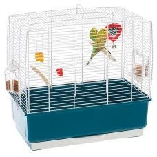 Клетка для канареек и маленьких птиц Ferplast Rekord 3 синяя 49х30х48.5 см 52009801