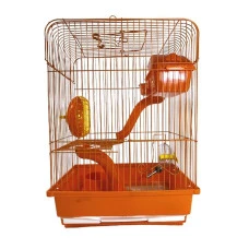 Клетка для грызунов ZK 128 эмаль оранжевая 30x23x41 см