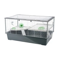 Клітка для гризунів Ferplast Criceti 100 з дахом, що відкривається, сіра 95x57x50 см 57011911