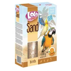 Пісок для птахів Lolo Pets 1.5 кг апельсиновий LO-72091