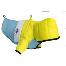 Куртка для собак и котов EcoToys Yellow-Blue XXL желто-голубая A: 39 см B: 57 см C: 38 см 7017