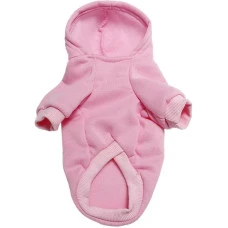 Худі для собак та котів EcoToys Pink M рожеве A: 26 см B: 34 см C: 26 см 7064