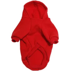 Худі для собак та котів EcoToys Red XXL червоне A: 43 см B: 46 см C: 38 см X-7062