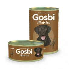 Вологий корм для собак Gosbi Plaisirs Deer оленина 185 г