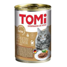Влажный корм для котов TOMi Poultry Liver птица и печень 400 г 157060