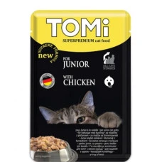 Влажный корм для котят TOMi Junior Chicken с курицей 100 г 465172