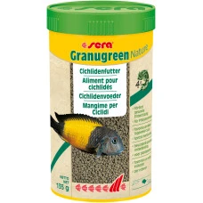 Корм для травоїдних цихлід Sera Granugreen Nature у гранулах 250 мл (135 г) 03926