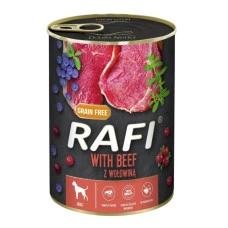 Влажный корм для собак Dolina Noteci Rafi с говядиной, голубикой и клюквой 800 г DN260-304999
