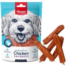 Лакомство для собак Wanpy Chiken Sausages сосиски из курицы 100 г SA-01H