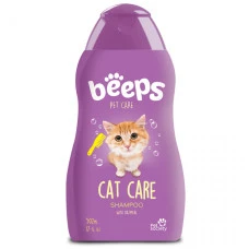 Шампунь для котов Beeps Cat Care Shampoo с экстрактом овсяных хлопьев и ароматом винограда 502 мл