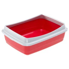 Туалет для котов Ferplast Litter Tray Nip Plus 10 бордовый 47x36x15.5 см 72041099