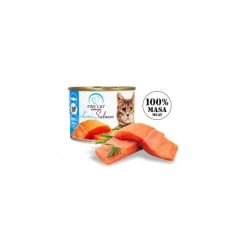 Влажный корм для котов Fine Cat Salmon с мясом лосося 200 г 744