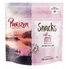 Лакомство для котов Purizon Snacks с рыбой и уткой 40 гр 009271