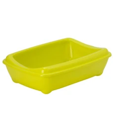 Туалет для котів Moderna Arist-O-Tray Large з бортиком жовтий 50х38х14 см C192329