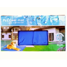Охлаждающий коврик для собак и котов Pet Cool mat Синий 50х90 см 69229