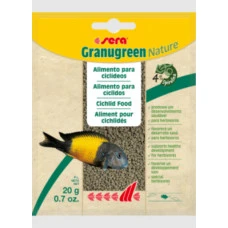 Корм для травоядных цихлид Sera Nature Granugreen в гранулах 20 г 0039101
