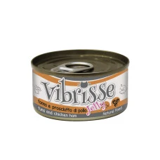 Влажный корм для котов Vibrisse tuna and chicken ham с тунцом и куриной шинкой 70 г C1018768