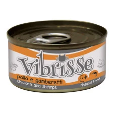 Влажный корм для котов Vibrisse chicken and shrimp с курицей и креветками 70 г C1018905