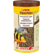 Корм для донных рыб Sera Vipachips Nature в чипсах 1000 мл (370 г) 00519