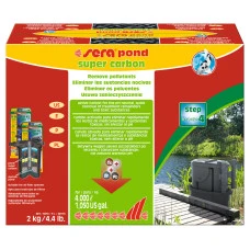 Наполнитель для фильтра для прудов Sera Pond Super Carbon 2 кг ЦЕНА ЗА 1 КГ 08402
