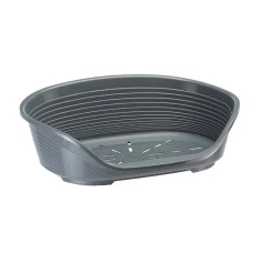 Пластиковий лежак для собак та котів Ferplast Siesta Deluxe 12 сірий 111х80.5х33.5 см 70212947