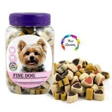 Лакомство для собак Fine Dog Mini Hearts Soft Mix 280 г 1742