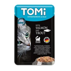Влажный корм для котов TOMi Salmon Trout с форелью и лососем 100 г 465158