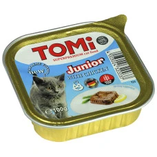 Влажный корм для котят TOMI Junior c курицей 100 г 320037