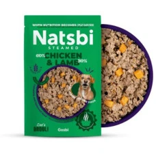Вологий корм для собак Gosbi Natsbi Steamed Chicken and Lamb з куркою та ягням 500 г 8436566804929