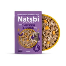 Вологий корм для собак Gosbi Natsbi Steamed Chicken and Duck з куркою та качкою 500 г 8436566804981