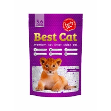 Наполнитель для кошачьего туалета F.O.X. Best Cat Lavender силикагелевый с ароматом лаванды 3.6 л SGL004