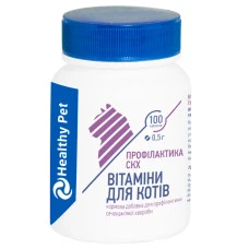 Вітаміни для котів Healthy Pet для профілактики сечокам'яної хвороби 100 таблеток