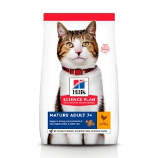 Сухой корм для пожилых котов Hill's Mature Adult 7+ Chicken с курицей 10 кг 604178