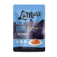 Влажный корм для котов La Murr Chunks Salmon с лососем в соусе 100 г