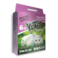 Наповнювач для котячого туалету Kotix Tofu Lavender соєвий тофу з ароматом лаванди 2.55 кг 6 л KT0053